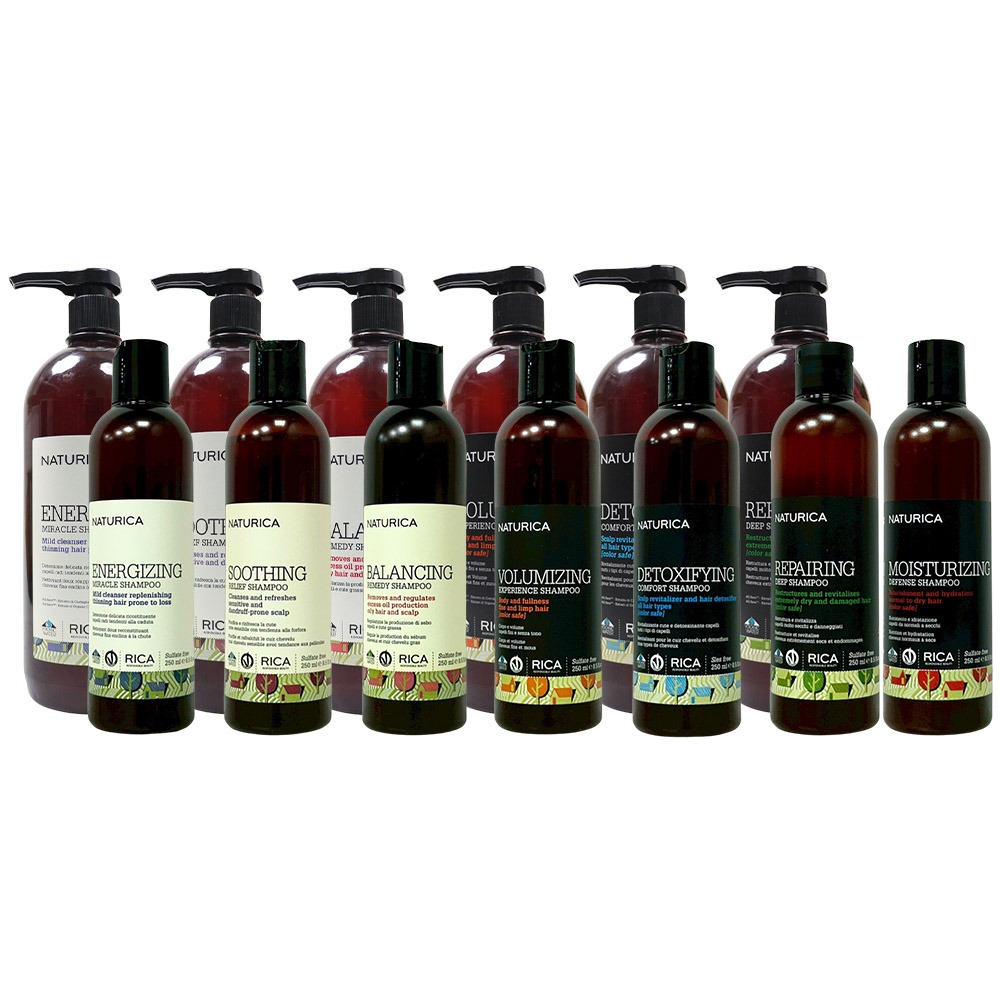 【魅惑堤緹🚀】RICA 洗髮精系列 250ml/1000ml 保濕 修護 控油 強韌 豐盈 去汙 洗髮 頭皮 調理-細節圖2