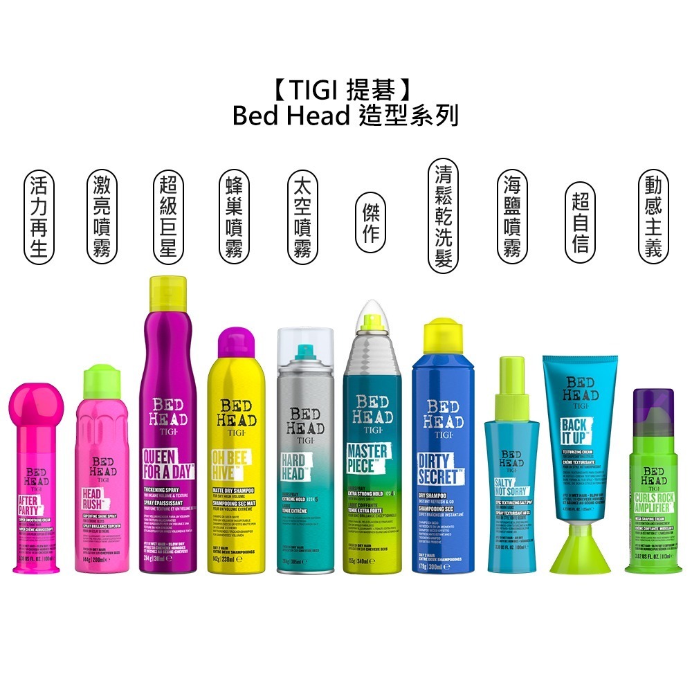【魅惑堤緹🚀】TIGI Bed Head 動感主義 激亮噴霧 超級巨星 超自信 太空噴霧 蜂巢噴霧 活力再生-細節圖3