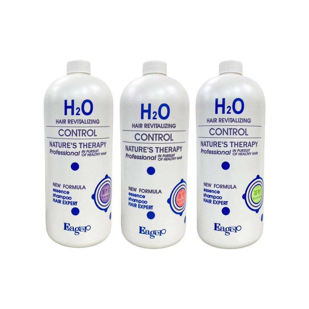 【魅惑堤緹🚀】Eager 渴望 H2O水分子 職業精油洗髮精 2000ml 玫瑰 茶樹 薰衣草 精油 洗髮 保濕-細節圖2