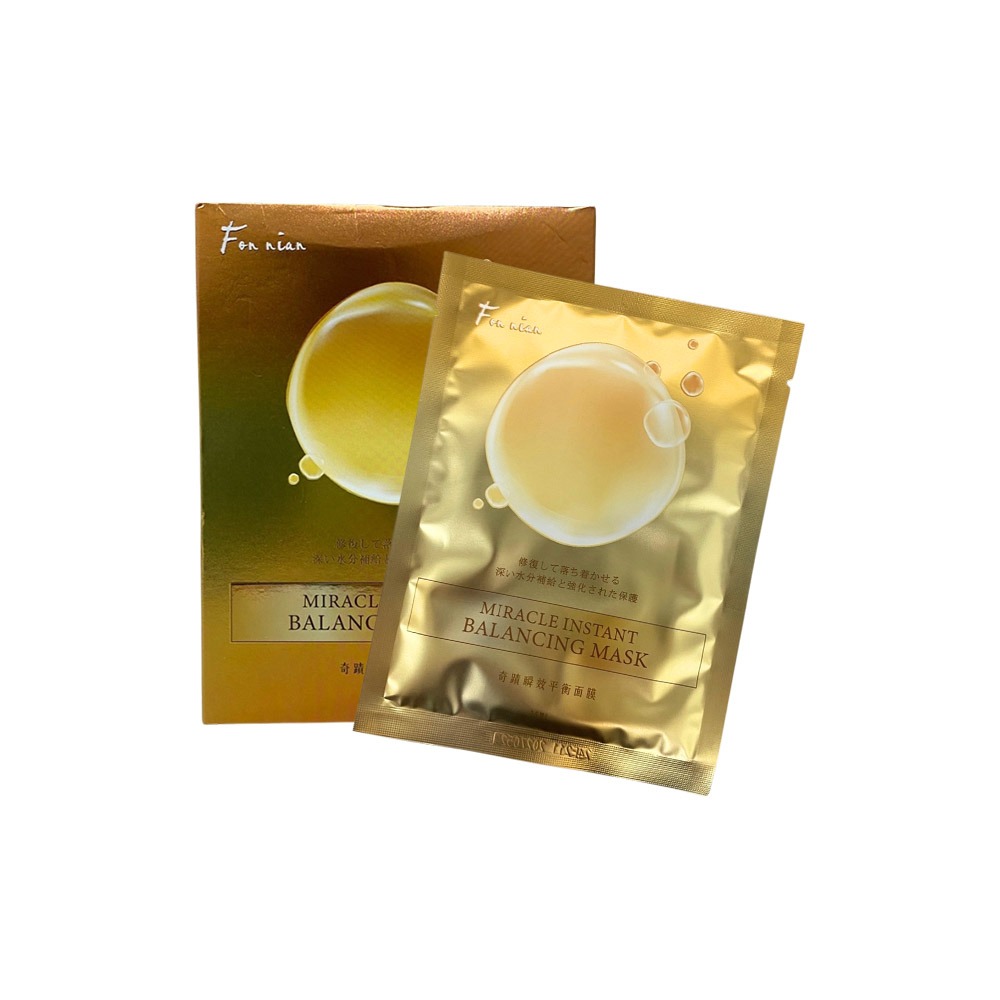 【魅惑堤緹🚀】Fonnian 豐釀 奇蹟瞬效平衡面膜 25mlx6入 盒裝 面膜 保養 精華 平衡-細節圖2