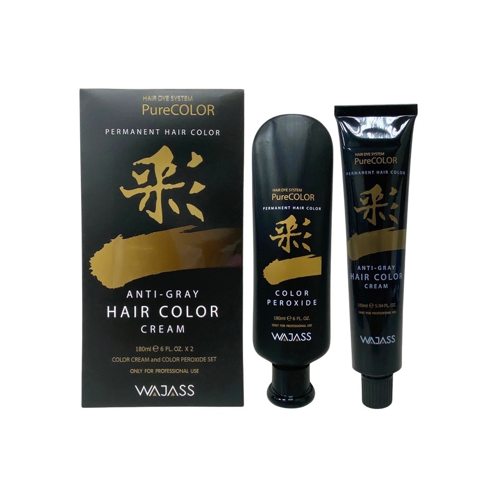 【魅惑堤緹🚀】WAJASS 威傑士 豐彩護髮染髮霜 180ml+180ml 染髮 護髮 染膏 染髮劑 染劑 白髮-細節圖2