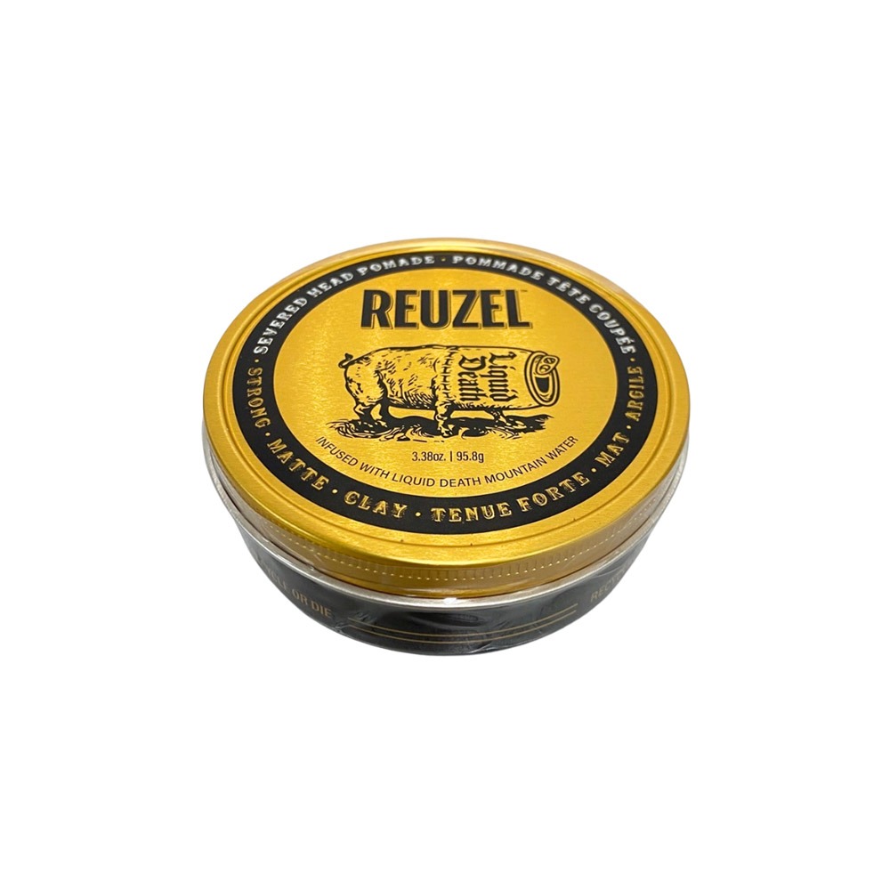 【魅惑堤緹🚀】REUZEL 荷蘭豬油 黑金豬超強力黏土級水性霧面髮臘 95g 髮臘 造型 定型 公司貨-細節圖2