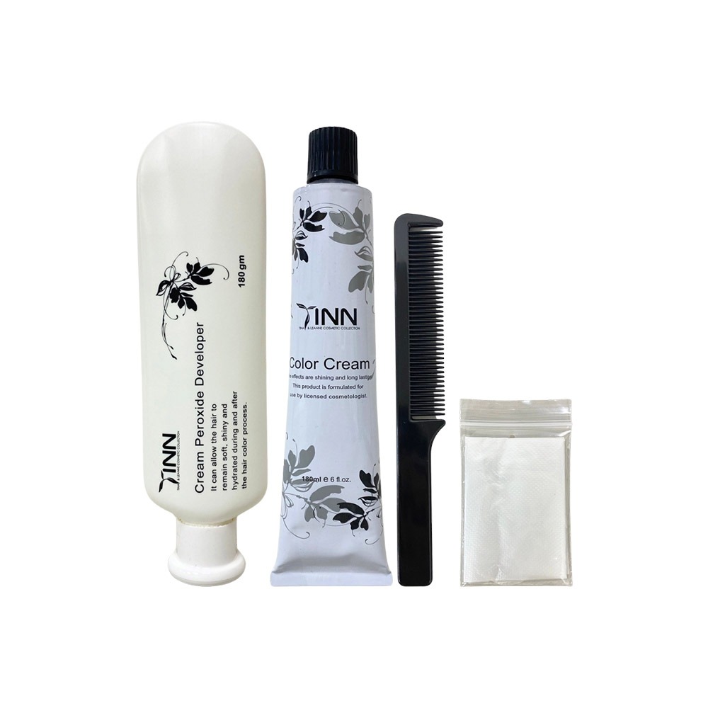 【魅惑堤緹🚀】TINN 婷恩 NP亮彩護髮染髮霜 200ml 新包裝 花白髮 染髮 護髮 染膏 染髮劑 染劑 兩劑式-細節圖3