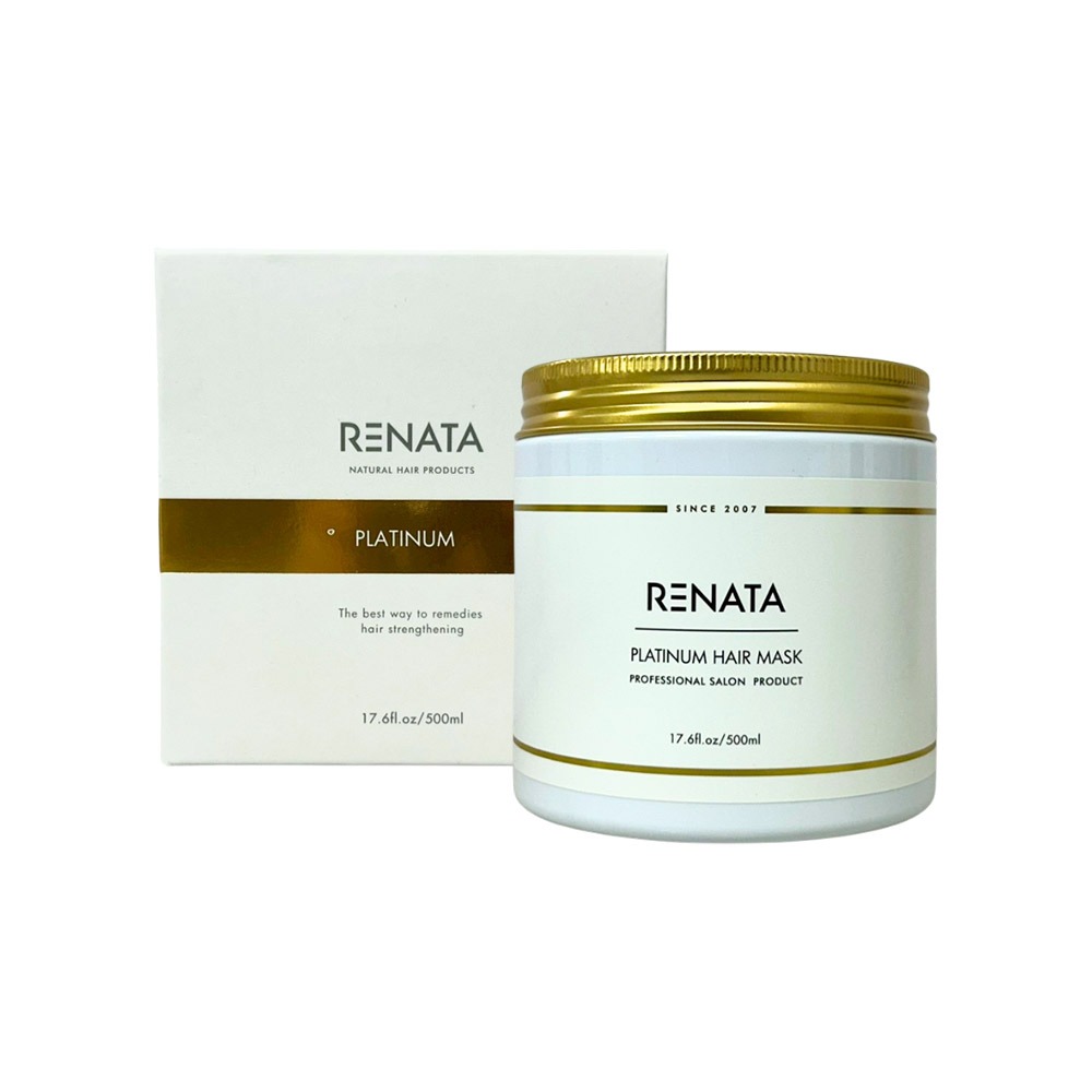 【魅惑堤緹🚀】RENATA 蕾娜塔 鉑金修護髮膜 500ml 護髮 保濕 修護 護色 柔順 染燙 護色 公司貨-細節圖2