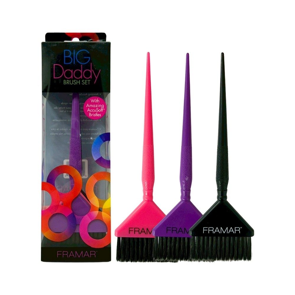 【魅惑堤緹🚀】FRAMAR 維克畫染挑染梳 挑染刷 3件組 染髮刷 染髮梳 染刷 染梳 染髮專用 染髮 BYFAMA-細節圖3