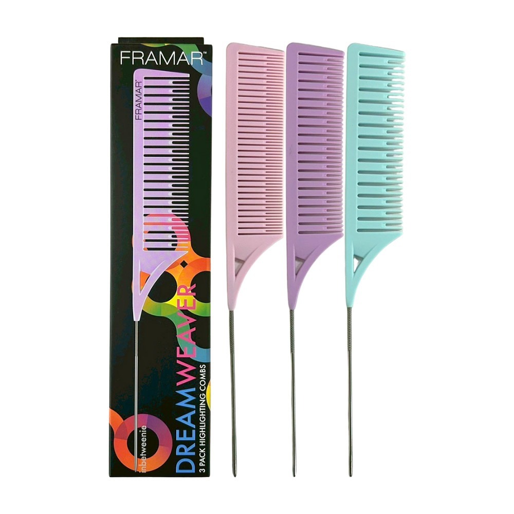 【魅惑堤緹🚀】FRAMAR 維克畫染挑染梳 挑染刷 3件組 染髮刷 染髮梳 染刷 染梳 染髮專用 染髮 BYFAMA-細節圖5