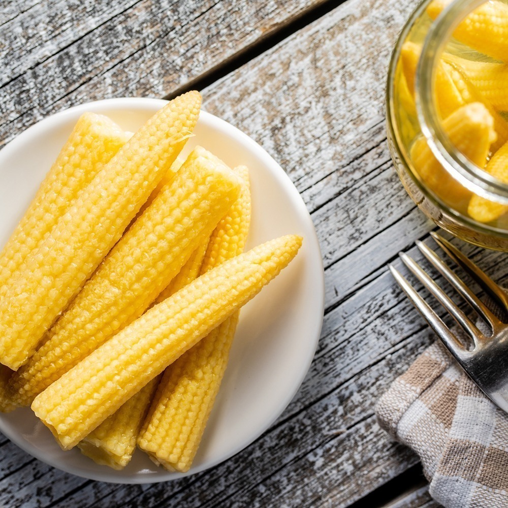 【知名餐廳指定款】冷凍黃金玉米筍(1000g)-細節圖4