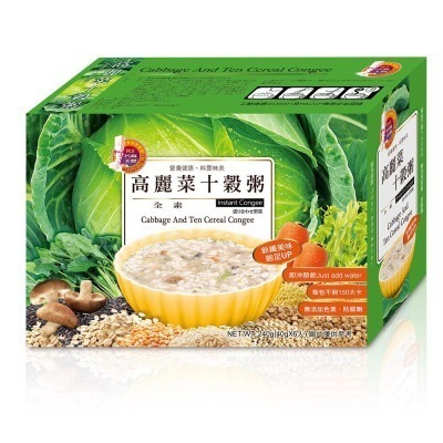 【名廚美饌】高麗菜十榖粥(40gx6入)-細節圖7
