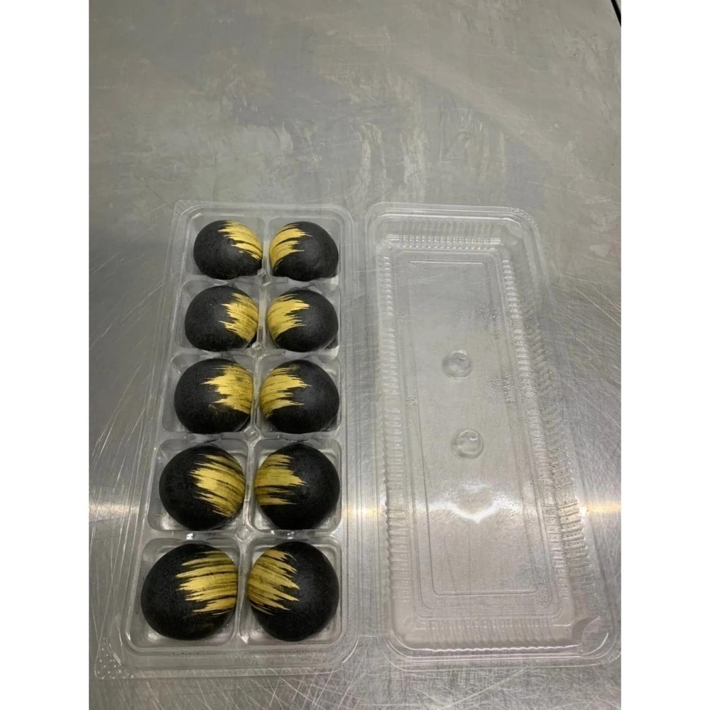 【易牙居】黑金奶黃流沙包 (10入)-細節圖3