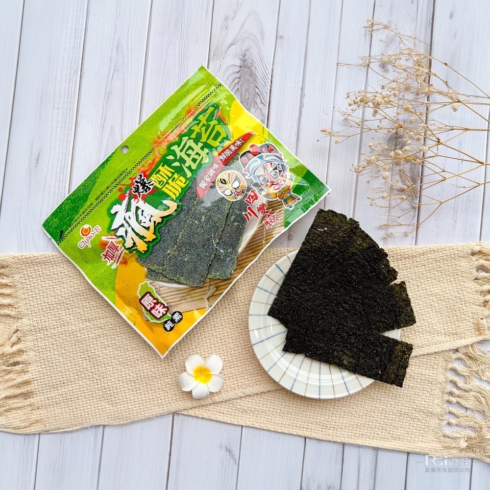 【巧益】瘋爆酥脆海苔(28g)-細節圖2