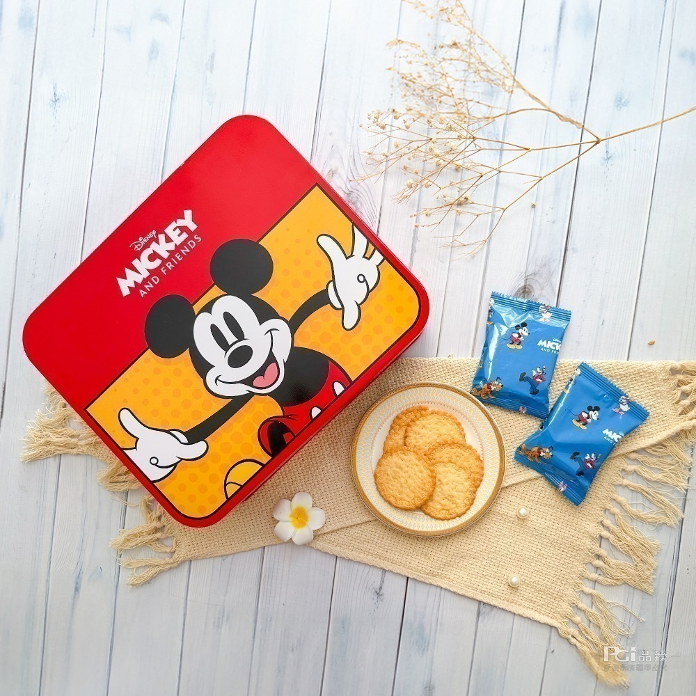 【迪士尼】米奇芝麻薄餅禮盒(300g)-贈品款式隨機出貨-細節圖2