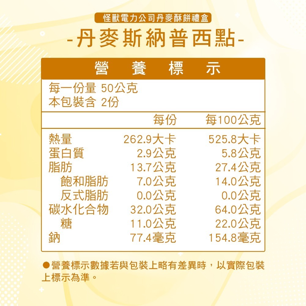 【迪士尼】怪獸電力公司丹麥酥餅禮盒(450g)-細節圖9