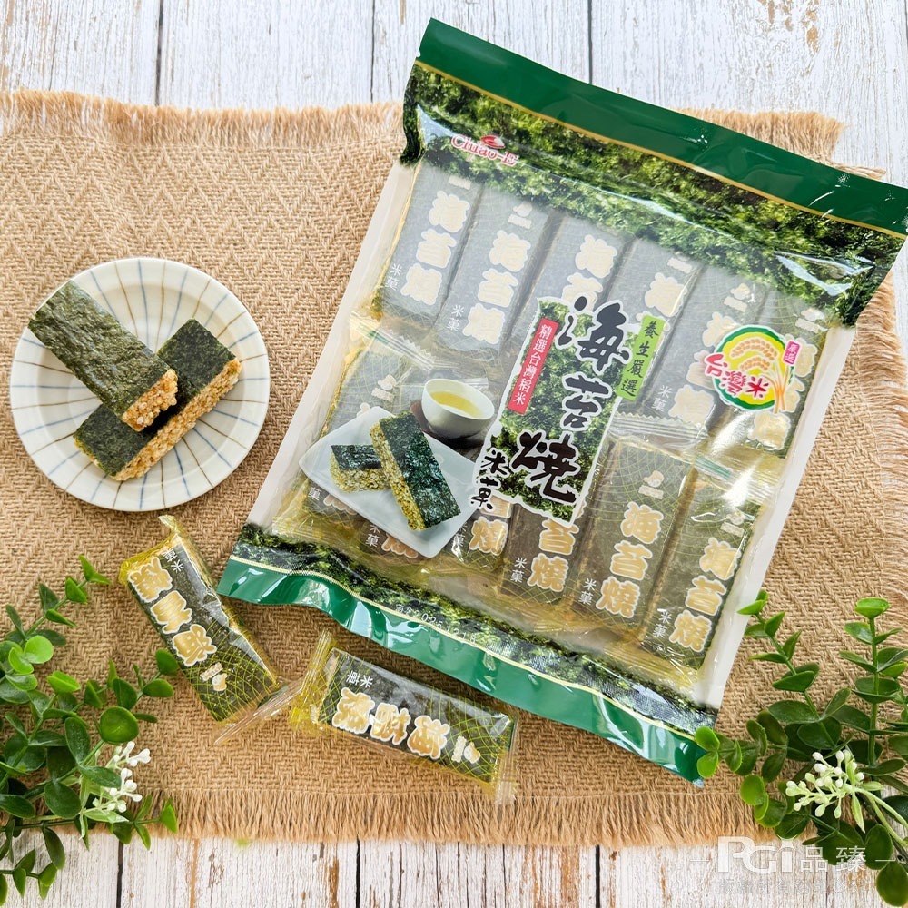 【巧益】嚴選海苔燒米菓(168g)-細節圖2