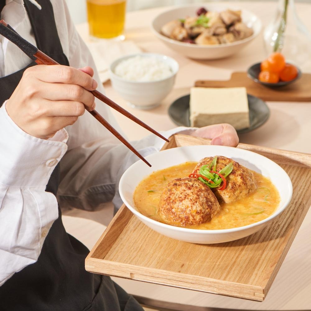 【上海鄉村】蟹黃獅子頭(500g)-細節圖2