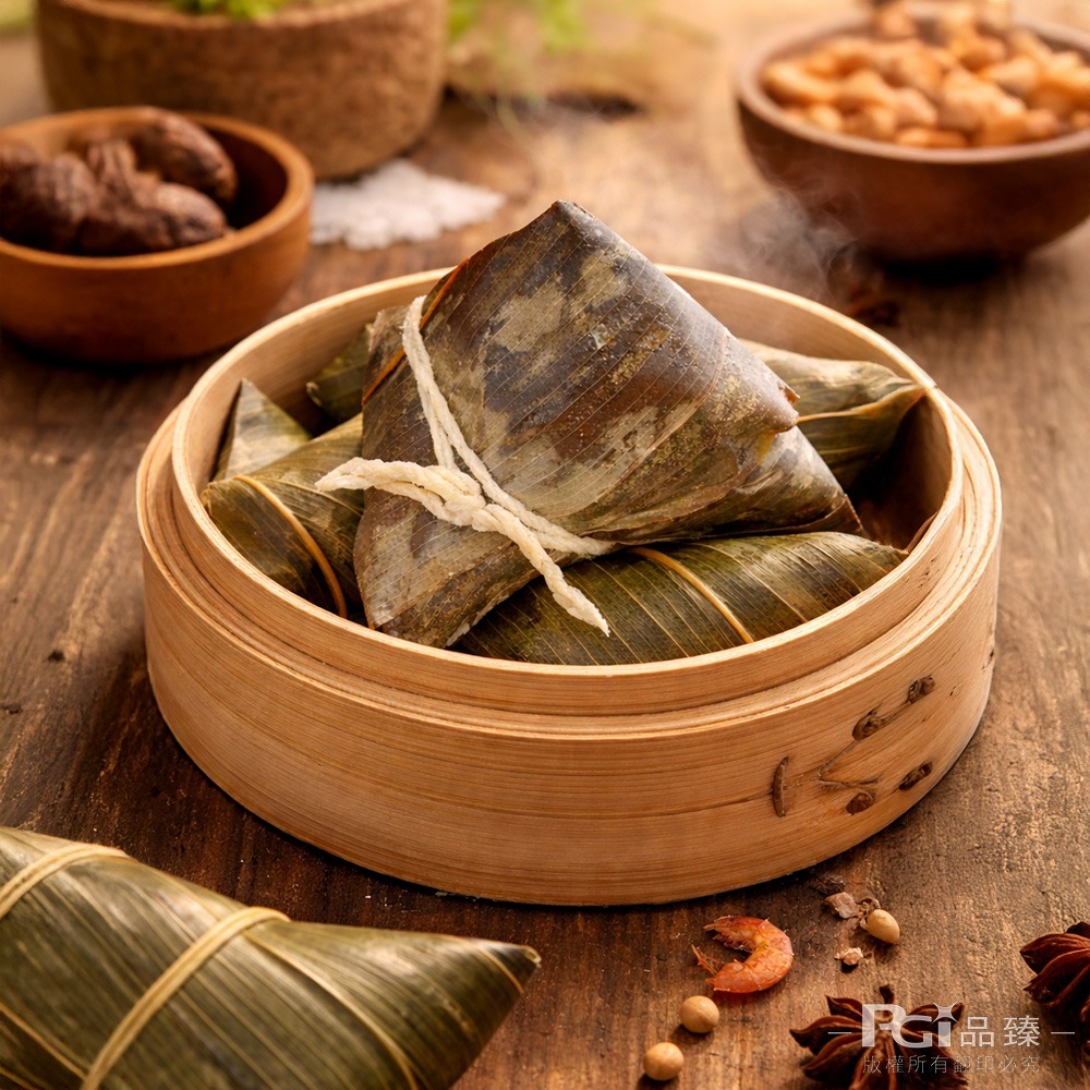 預購【得意中華】鰻魚干貝一品粽(150g)_1顆(常溫)-細節圖2