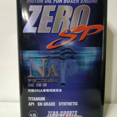 愛淨小舖-【免運】日本原裝 ZERO/SPORTS SP系列 5W-30 SN 液鈦酯類合成機油 容量4.5公升