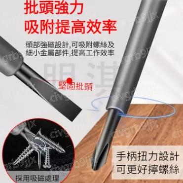 明淇LED高亮彩光測電筆  電工專用智能檢測斷綫 查斷點 測靈火綫 檢電筆 感應式 十字一字 單隻-細節圖4