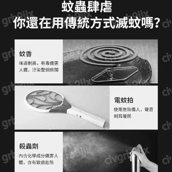 插電式滅蚊燈 迷妳滅蚊燈家用 安全環保滅蚊器驅蚊燈 LED插座小夜燈 1個入-細節圖2