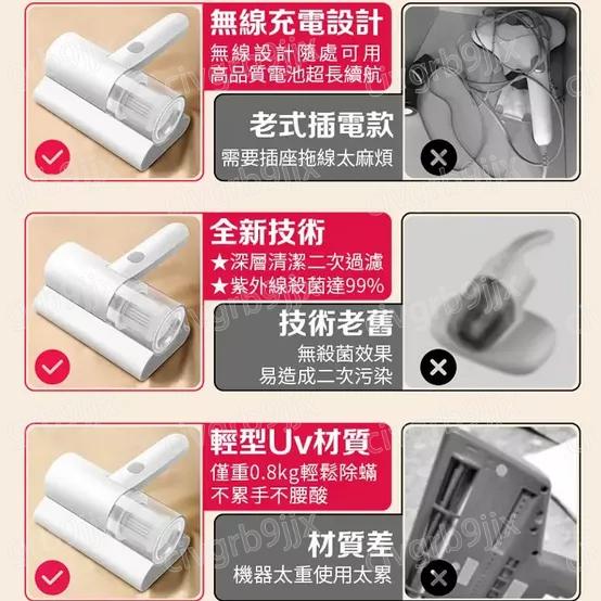 無線除螨儀手持式除塵機 12000pa強吸力除螨蟲 便攜家用吸塵器床上沙發 單個入-細節圖5