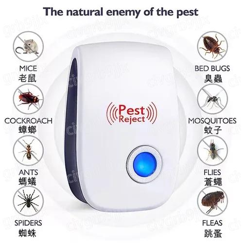 超聲波物理靜音智能驅蚊器 Pest Reject 母嬰可用 家用驅蟲驅鼠 插電式 無電磁波輻射 驅蚊儀 1個入-細節圖2