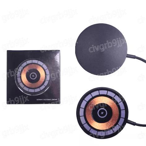 無線充電器 15W 快充MagSafe  磁吸充電器 適用所有的手機 一碰就充電 車用家用 單個入-細節圖8