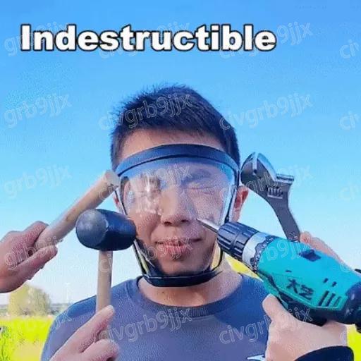 防霧防護全面罩 醫生 工匠 板磚 油烟 噴漆 打磨 電焊 都可抵擋 防沙塵 防濺 工作隔離防護-細節圖7