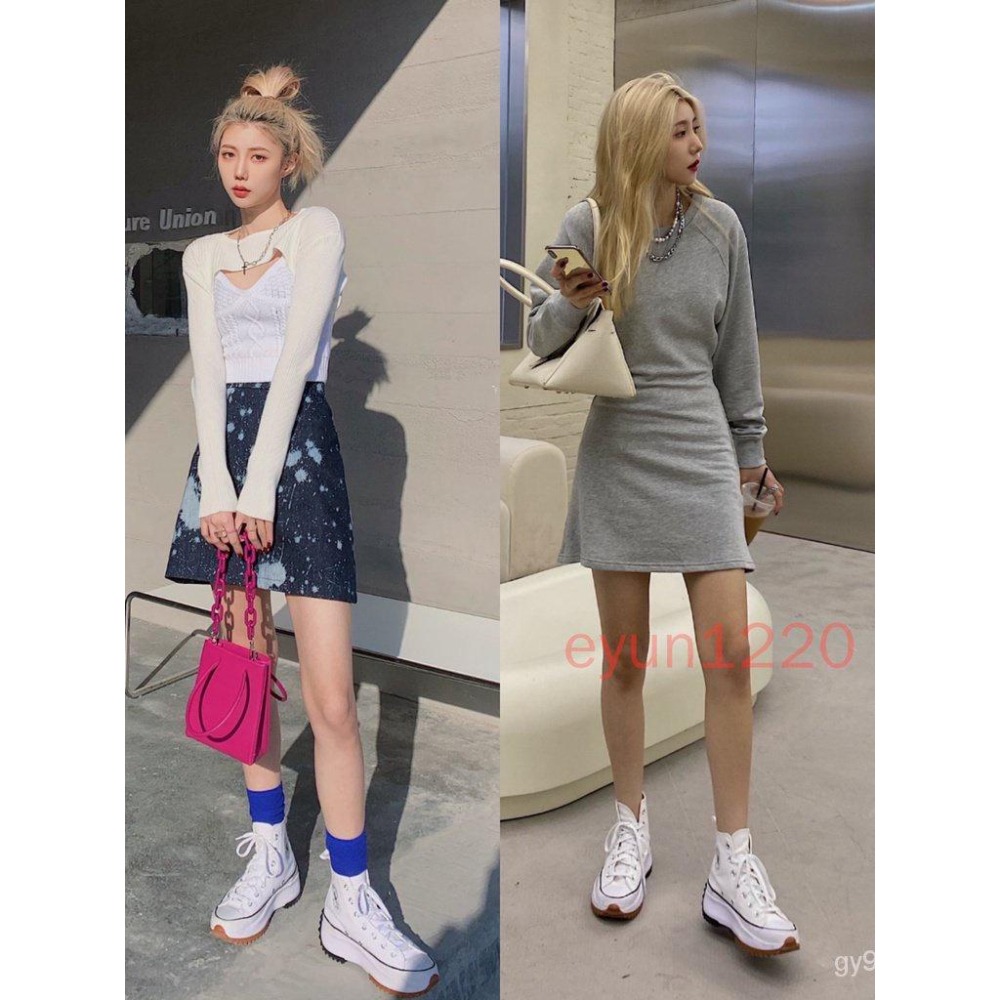 匡威 CONVERSE Run Star Hike 3180 厚底鞋 休閒鞋 增高 帆布鞋 平民款 鬆糕鞋 情侶運動鞋-細節圖4