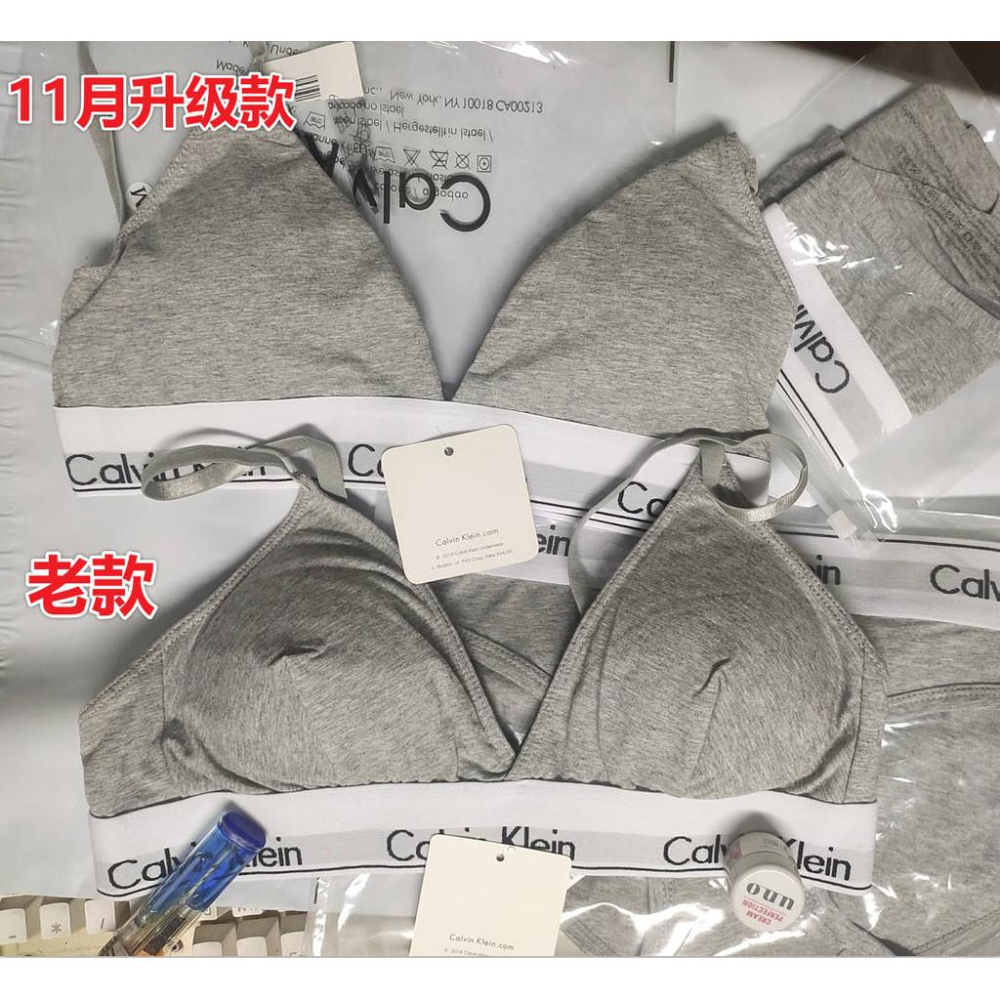😍2件折60😍 CK 運動內衣褲  有親墊可拆解 細肩帶 女生深v性感內衣套裝 純棉 丁字褲 無痕成套女用內衣 胸罩-細節圖4