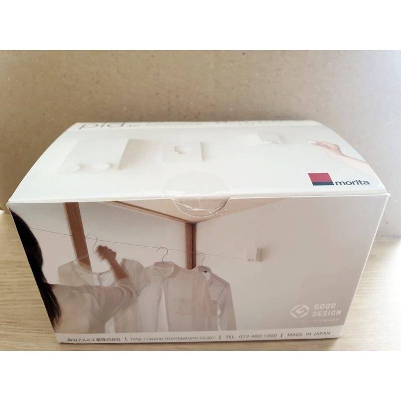 日本製 森田工業 伸縮晾衣繩 浴室曬衣架 室内物干 pid 4M 曬衣繩 曬衣架 浴室曬衣 乾衣機 隱形曬衣繩-細節圖2