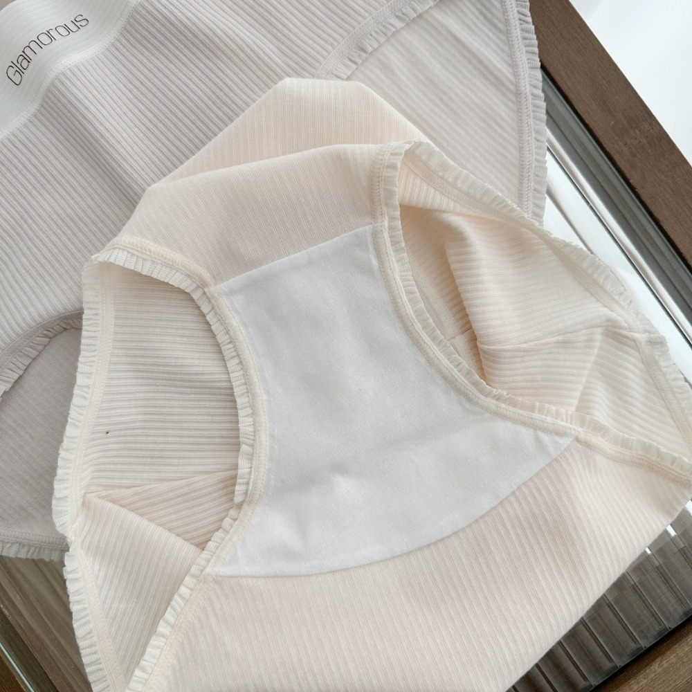 抗菌純棉🖤中腰螺紋嬰兒棉內褲 | 5色 透氣 舒適 棉質 60支 貼身衣物 內著 三角褲-細節圖7
