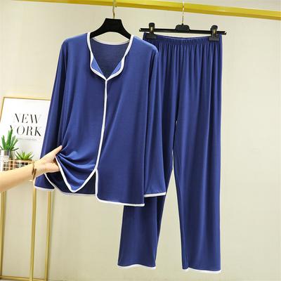 🎀(新品上市 限時特價)超舒適莫代爾二件式 上衣+褲子 居家服睡衣 月子服 坐月子 孕婦 大尺碼可穿🎀-細節圖5