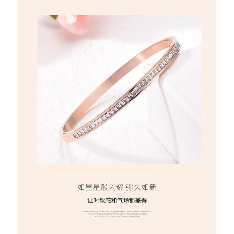 🎀(新品超優惠價 現貨在台)百搭水鑽手鍊 飾品 可甜美可個性🎀-細節圖5