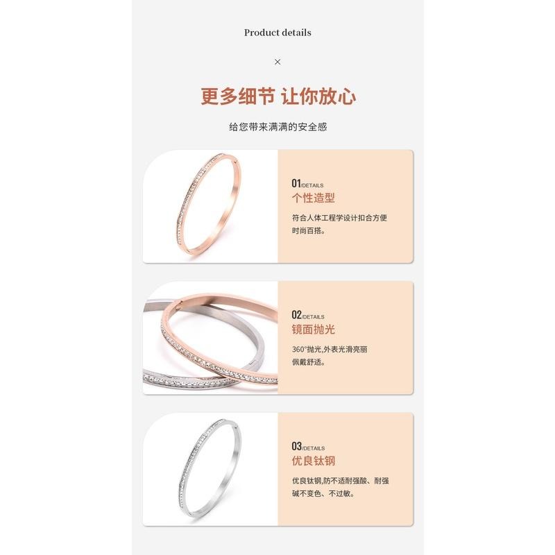 🎀(新品超優惠價 現貨在台)百搭水鑽手鍊 飾品 可甜美可個性🎀-細節圖6