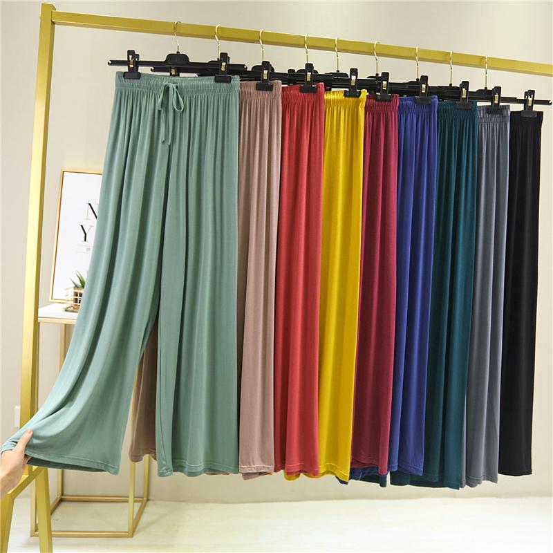 🎀(新品上市 限時特價)包色款 超舒適莫代爾長褲子 外出 居家 睡衣🎀-細節圖2