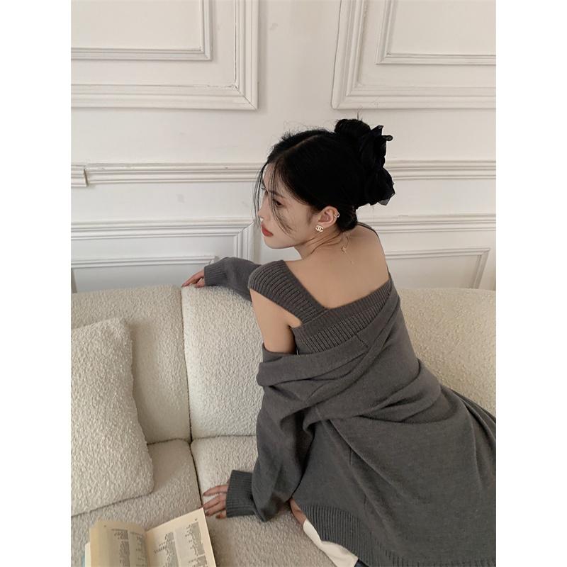 🎀(新品上市 限時特價)約會必勝 女孩必收 甜美超值二件式套裝 洋裝+小外套🎀-細節圖3