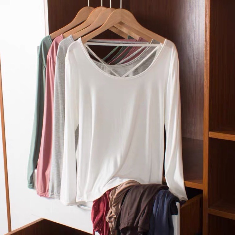 🎀(新品上市 限時特貨)百搭實穿 莫代爾美背上衣🎀-細節圖2