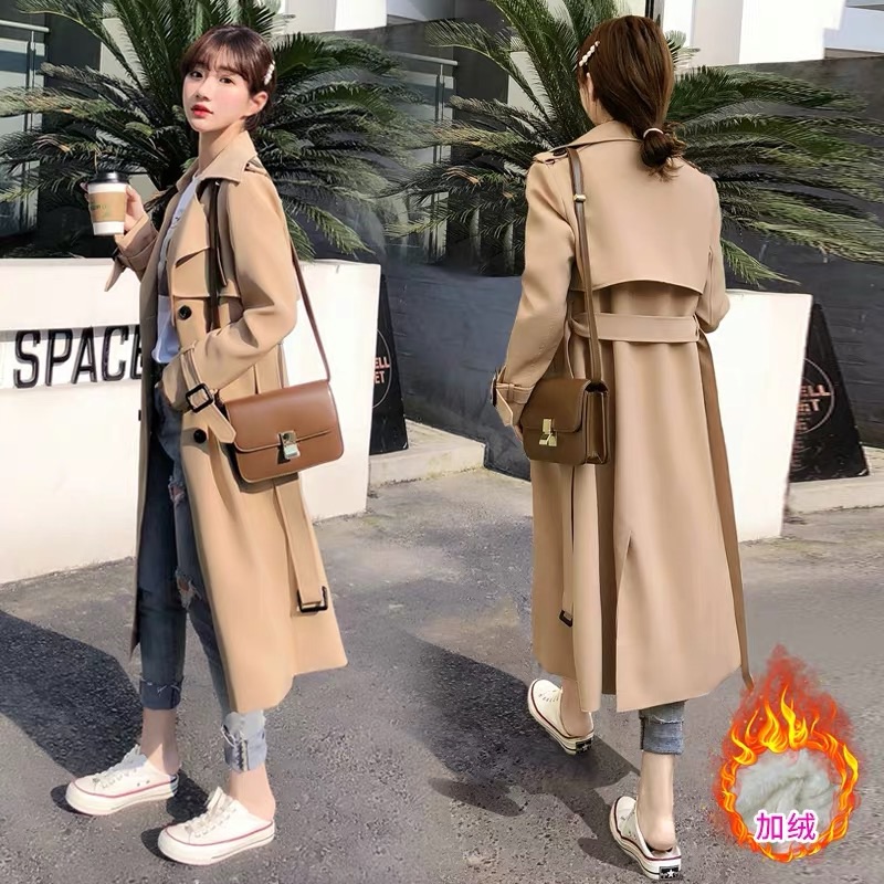 🎀(換季出清 大特價)必敗 大牌風範 經典風衣外套🧥 絕美超顯瘦🎀-細節圖9