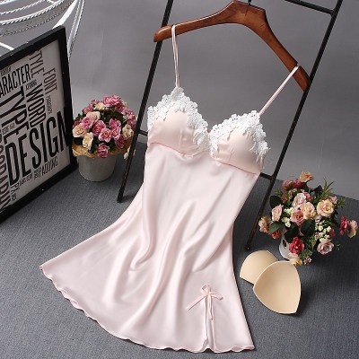 🎀男友最愛款 性感女神冰絲細肩帶連身裙洋裝 睡衣家居服🎀-細節圖2