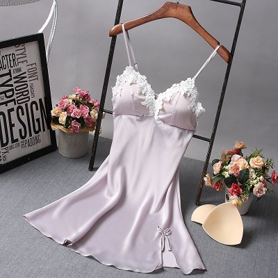 🎀男友最愛款 性感女神冰絲細肩帶連身裙洋裝 睡衣家居服🎀-細節圖3