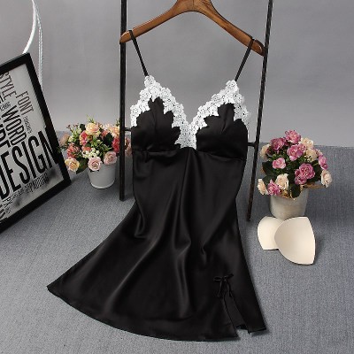 🎀男友最愛款 性感女神冰絲細肩帶連身裙洋裝 睡衣家居服🎀-細節圖6