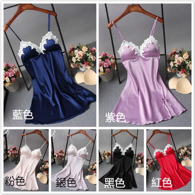 🎀男友最愛款 性感女神冰絲細肩帶連身裙洋裝 睡衣家居服🎀-細節圖7