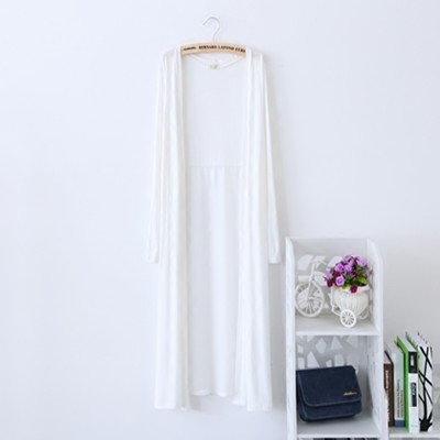 🎀超實穿莫代爾防晒薄款長外套罩夏夏季必備(三色)大碼可穿🎀-細節圖7