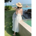🎀閨蜜洋裝多色 超仙女顯瘦沙灘洋裝 海島泰國三亞渡假必備 露背長洋裝 長裙 波西米亞🎀-規格圖8