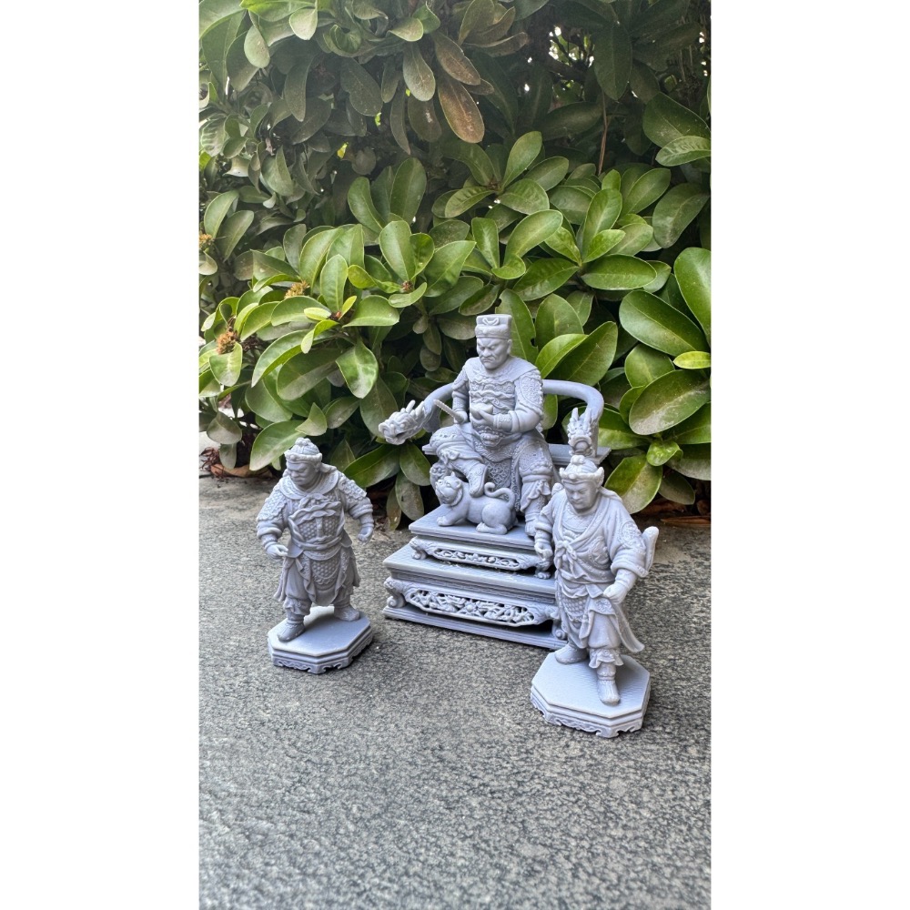 天官五財神 含拖椅及部將組 5公分組-細節圖2