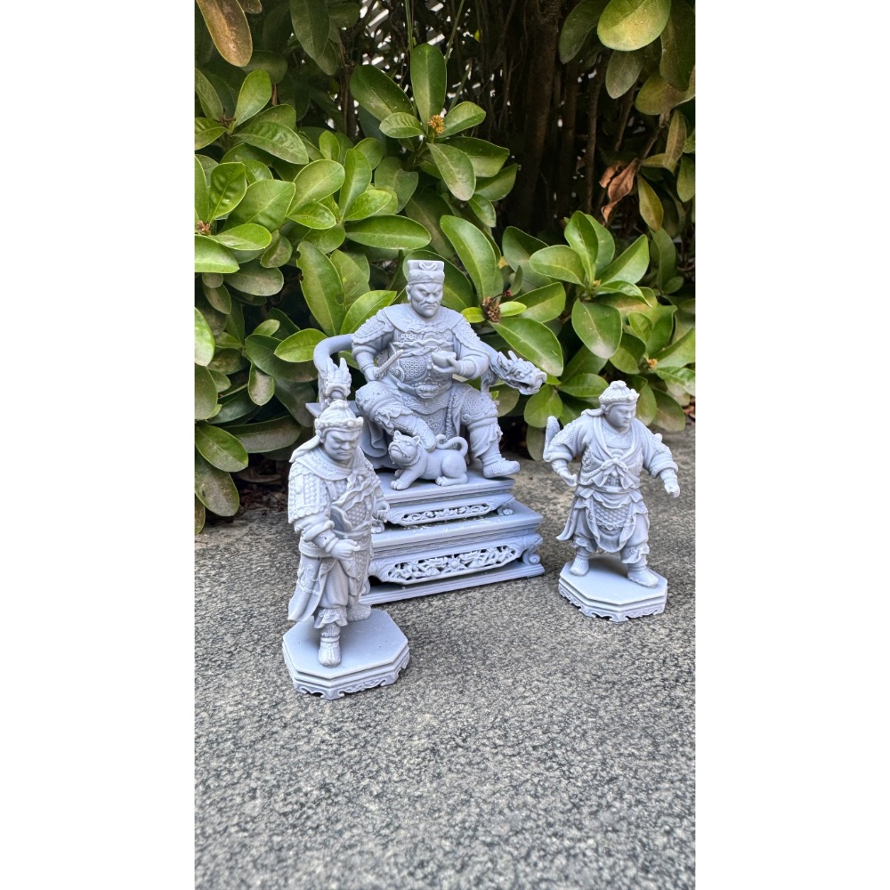 天官五財神 含拖椅及部將組 7公分組-細節圖2