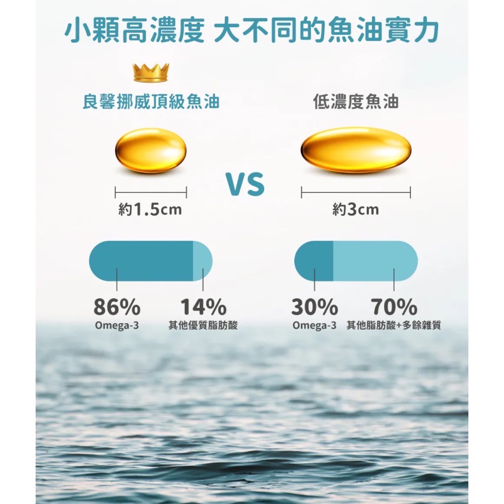 良馨 魚油 挪威頂級魚油 60顆   rTG型態-細節圖6