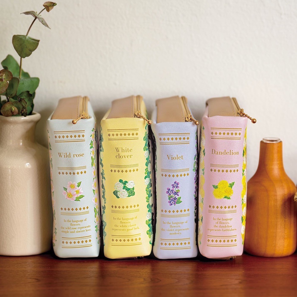 FELISSIMO 授權【貓部】花仙子植物圖鑑造型化妝包-細節圖2