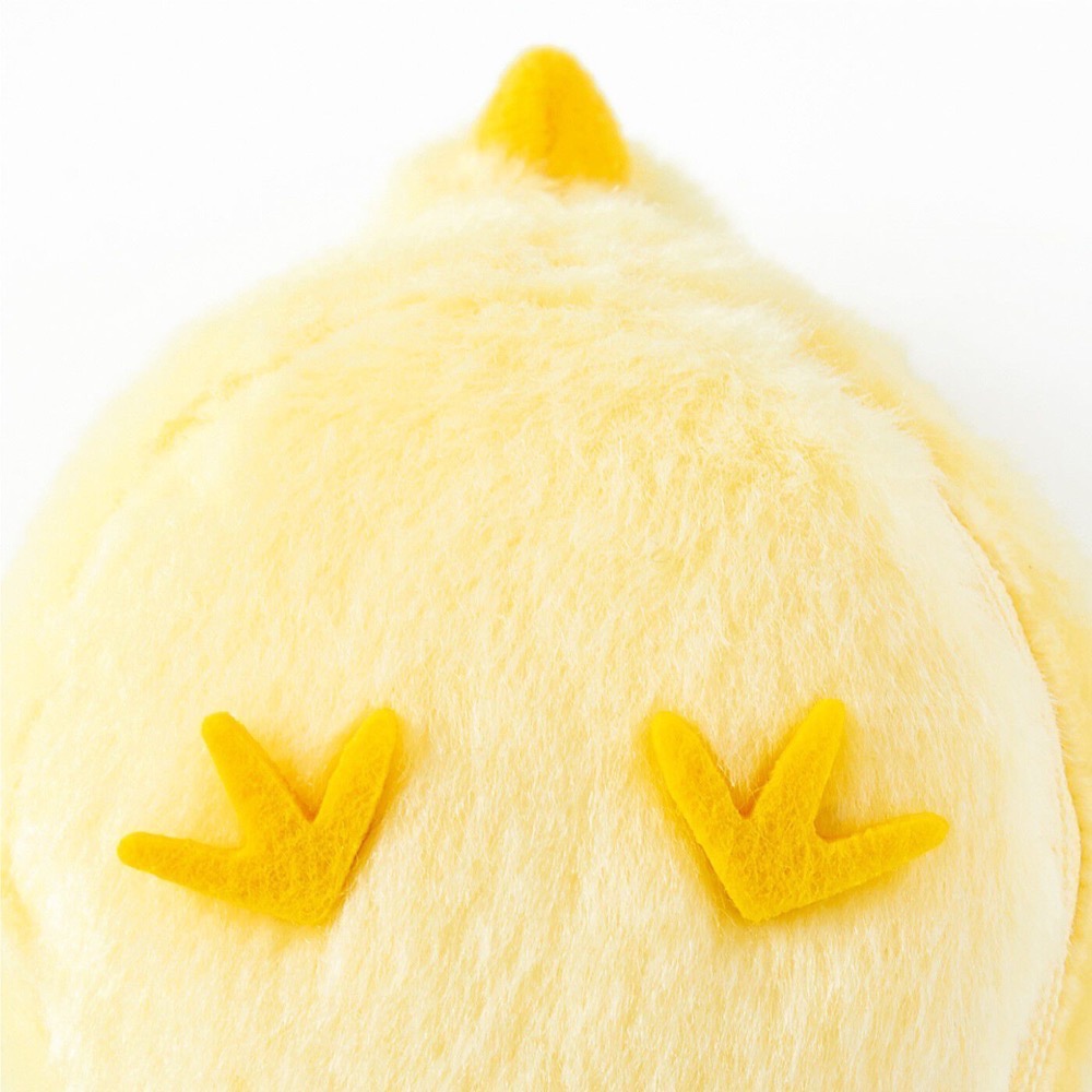 FELISSIMO 授權【YOU+MORE!】圓滾滾黃毛小雞收納零錢包-細節圖4