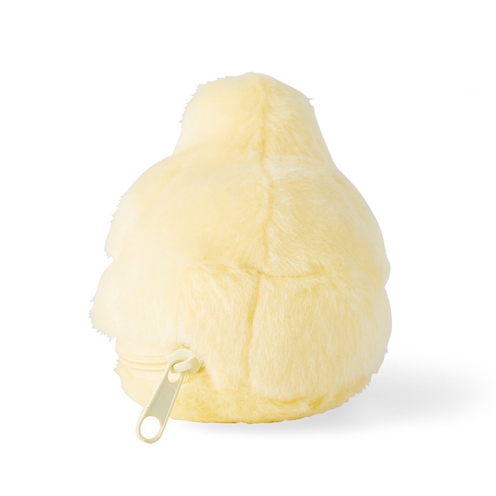 FELISSIMO 授權【YOU+MORE!】圓滾滾黃毛小雞收納零錢包-細節圖6