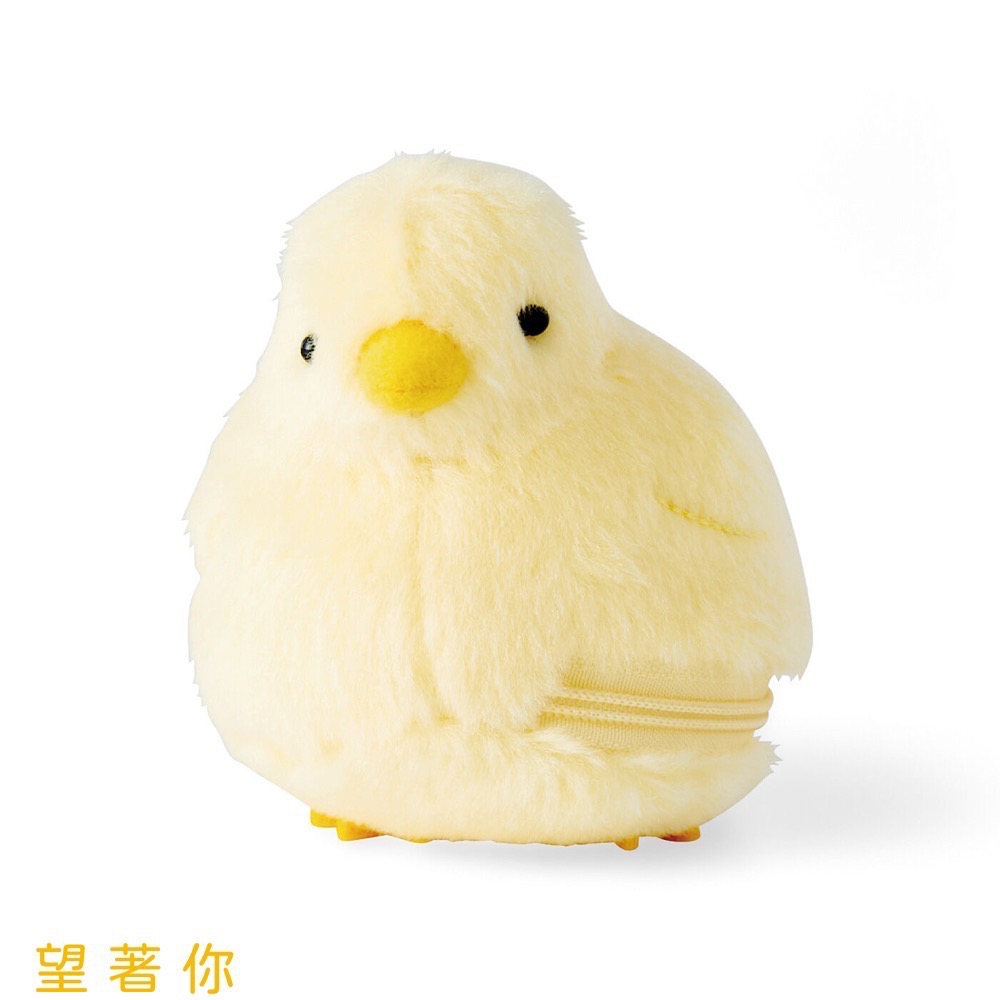 FELISSIMO 授權【YOU+MORE!】圓滾滾黃毛小雞收納零錢包-細節圖7